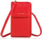 Kleine Damen Umhängetasche Cross-Body Handtasche mit vielen Fächern, Geldbörse Portemonnaie mit Rundum-Reißverschluss, Handytasche Tasche