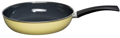 Riess, 0057-002, Emaillepfanne Ø 28cm, Classic, LEMON, Gelb, Volumen (empf.): 2,5 Liter, Herstellung in Österreich, LBH: 47,3x29,2x8,8cm, 2,003kg, Emailliert