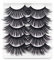 Iyalezirk 5 Paires 25Mm Faux Cils Cils de Vison Cils de Vison Volume Dramatique Naturel Extension de Cils Faux Cils 5D89