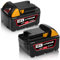 2Pack 5000mAh 18V Battery Replacement for Milwaukee 18V Battery for Milwaukee M18, M18B5, M18B4