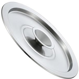 drburpily Dicker Topfdeckel aus Edelstahl, hitzebeständig und langlebig, sicher und praktisch, isolierter hitzebeständiger Topfdeckel, 40cm