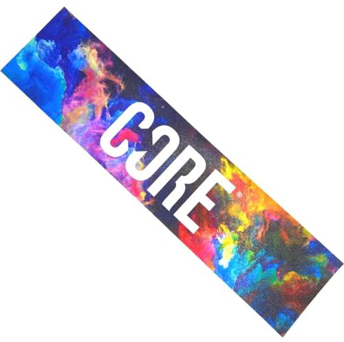 Scooters Core Stunt-Scooter Griptape I One Size I Trick Tretroller I Antitrutschbelag I Sandpapier I Tretfläche (Classic Neon Galaxy)