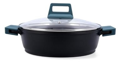 Quid Confort Tartera Aluminio Fundido 24cm - 2,7l Aluminio Apto Vitrocerámica Apto Inducción 2 Capas Antiadherentes