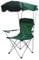 GIJMZY Camping Chair Folding Canopy Chair With Shade Portable Recliner Beach Chair For Outdoor Lawn Camping Picnic Fishing Comfortable Recliner Seat(Green)