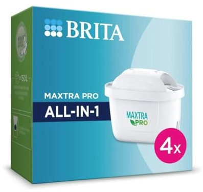SOS Accessoire Set di 4 filtri MAXTRA PRO ALL IN ONE per vari piccoli domestici BRITA 1050415
