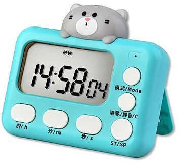 Cartoon Animal Küchentimer Magnetischer Countdown Timer Mit Lautem Wecker Niedlicher Digitaler Timer Elektronische Uhr