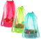 3Pack Large Beach Bag, Beach Toys Bag, Drawstring Sand Toy Bags for Swimming Beachs Pool, Vacation Essentials for Kids