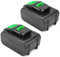2 Stück Shentec Ersatzakkus für 20V 5000mAh, WA3553 WA3551.1 WA3553.1 WA3556 WA3572 WA3605 WA3641,WX390, WX176, WX178