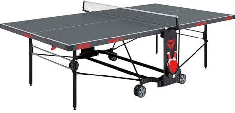 Tibhar 4000W Premium Outdoor Tischtennisplatte mit 5mm Melaminharz Oberfläche - Made in Germany
