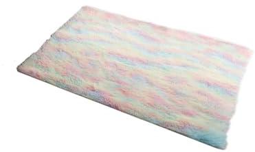 HOCEDO Extra Große Teppiche Schlafzimmer 90 x 200 cm rutschfest, Warm Halten Kurzfloriger Weicher Wohnzimmerteppich für Wohnzimmer, Schlafzimmer, Kinderzimmer, Regenbogen