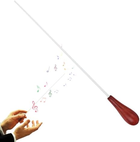 Musik Dirigentenstab Mit Holzgriff Musikdirektor Taktstock | Ergonomischer Griff Für Kinder Erwachsene Marschtrommel Klasse Aufführungen