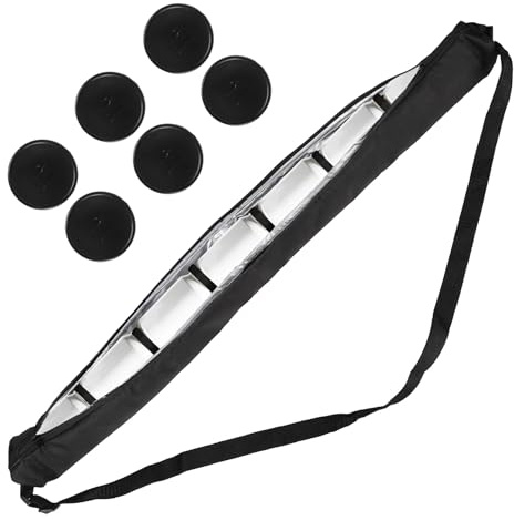 Sinbana Golf Beer Sleeve, 90x8cm/6.5x6.5cm Insulated Beverage Holder for Golf Bags with Ice Template Beer Can Cooler Drink Accessories Fits for Most Bags Styles and Types Golfers Stuff Gift