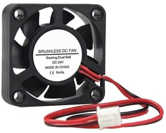 50 Pieces 24V Mini Cooling Computer Fan Small 40mm x 10mm DC Brushless 2PIN Dual Ball Bearing 4010 40mm 40x40x10mm