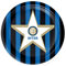 BIGIEMME SRL 8 piatti di cartone Inter, 23 cm, colore: blu, taglia unica