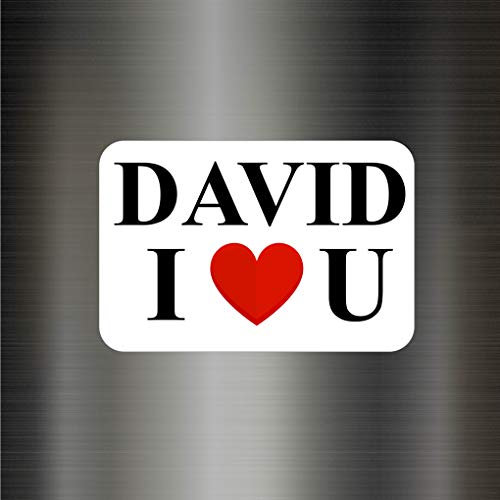 Personalised I Love You Fridge Magnet
