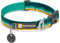 RUFFWEAR Crag Hundehalsband, Reflektierendes und Bequemes Halsband für den Täglichen Gebrauch, Meeresschaum, 51–66 cm