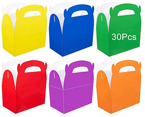 Kuchenschachteln,30 Stück Süßigkeiten Geschenkboxen,Gebäckkarton Kuchenbox,Gebäckkartons Weihnachten Geschenkbox,Zum Aufbewahren von Kuchen, Keksen, Schokolade, für Partys, Geburtstage, Hochzeiten