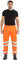 shelikes Mens Hi Vis Viz Two Tone JOGGING BOTTOMS Combat Trousers Workwear JOGGERS (3X-LARGE, ORANGE)
