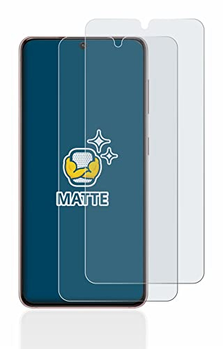 BROTECT Entspiegelungs-Schutzfolie für Samsung Galaxy S21 / 5G (2 Stück) Matte Displayschutz-Folie, Anti-Reflex, Anti-Fingerprint
