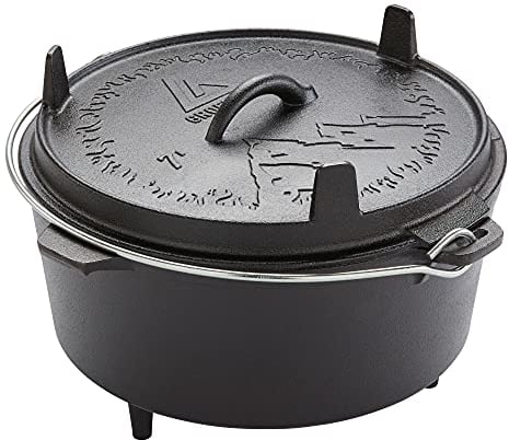 Groenberg Feuertopf Askja Pot 7 L Koch Topf Dutch Oven Camping Outdoor Gusseisen