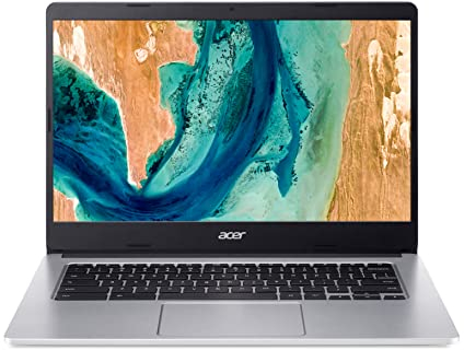 Acer Chromebook 314 (CB314-2HT-K3GR) Laptop | 14 Full HD Touch-Display | MediaTek Octa-Core ARM Cortex A73/A53 (MT8183) | 4 GB RAM | 64 GB eMMC | Mali-G72 MP3 GPU | Google ChromeOS | silber