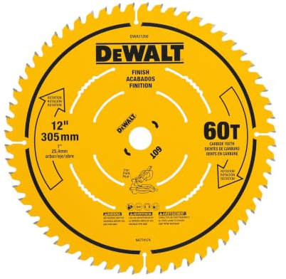 DEWALT 12 in. 60T Finish Saw Blade (DWA11260)