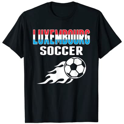 Proud Luxembourg Soccer Fans Trikot Luxemburgischer Fußball T-Shirt