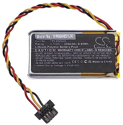 vhbw Akku kompatibel mit Mio MiVue 792 Dashcam (230 mAh, 3,7 V, Li-Polymer)