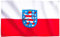 Runesol Thüringen Flagge für Balkon, 91x152cm, Thüringen Fahne mit 4 Ösen, Thüringer Flagge, Deutsche Regionalflagge, Premium-Flaggen für drinnen und draußen, satte Farben
