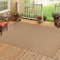HomebyHome Outdoor Teppich Wetterfest 80 x 250 cm Läufer Beige Sisal und Jute Optik - Balkon Teppich Wasserfest Vintage Design - Waschbarer Teppich Küchenläufer, Garten, Terrasse und Camping