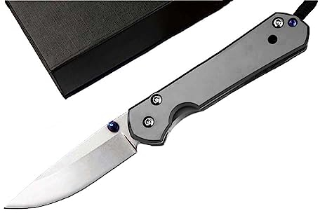 Klein Taschenmesser metal klappmesser Premium Outdoor messer survival titan Praktisch messer silber scharf messer Handliches Handwerkzeuge Gegen Messer AUS stahl messer mini Jagdmesser EDC