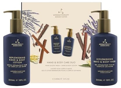 Aromatherapy Associates Replenishing Bathroom Kit - Hand And Body Wash And Lotion Duo Set