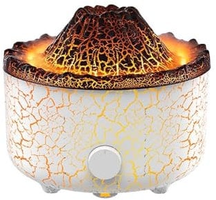 volcano humidifier Lava Volcano Air Humidifiers Essential Oil Diffuser, with Ambient Light Essential Oil Aroma Diffuser for Home, Bedroom, and Office
