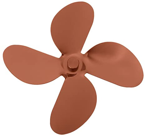 Amosfun 1 Set Fireplace Fan Wood Stove Fan Heat Powered Warm Air Fan Gas Fireplace Metal Fan Stand Fan Ceiling Fans Heat Powered Fan Component Aluminum Alloy Outdoor