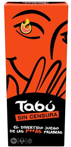 Hasbro Juego de Mesa Taboo Sin Censura Solo para Adultos, más de 17 años y más de 4 Jugadores, Partidas de 20 Minutos, Juegos para Fiestas Divertidos