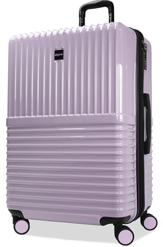 World Traveler Dejuno Tonal Leichter Koffer aus Polycarbonat, Hartschale, erweiterbar, mit TSA-Schloss, Lavendel, 28-inch, Dejuno Tonal Leichter Koffer aus Polycarbonat, Hartschale, erweiterbar, mit