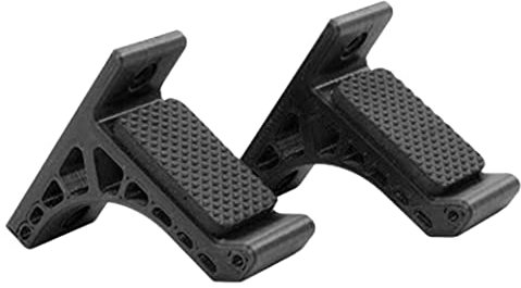 Jorzer Bogen Display Wand Aufhänger Bogen Display Rack Wand Halterung Lagerung Halter Recurve Bogen Bogenschießen Aufhänger Haken 1 Paar Schwarz