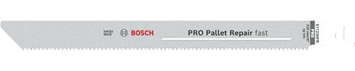Bosch PRO Pallet S1122HFR Lot de 100 lames de scie sabre pour acier, bois avec clous, longueur 225 mm, accessoires professionnels
