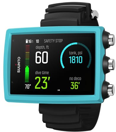 SUUNTO EON Core Ordinateur de plongée Unisex-Adult, Aqua Blue, Taille Unique