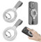 YBCCBY 2 Stück Handy Ring Halterung Magnetisch Handyringhalterung Finger 360°Drehbarer Fingerhalter Handyring Handyhalter Magnet Handyknopf Handygriff Magnetring für alle Smartphone Zubehör