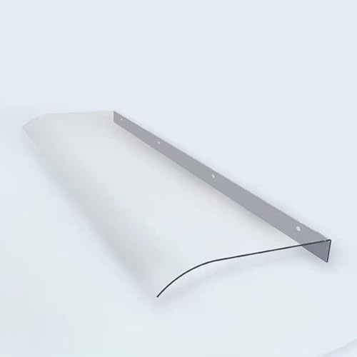 Toldo Invisible para Ventana y Puerta, Protector contra la Lluvia, para Porche, Sol y Lluvia, de policarbonato, para jardín, Porche y Patio, 40 x 80 cm (16 x 31 Pulgadas)