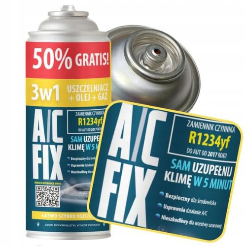 A/c Fix R1234yf Gaz de rechange pour réfrigérant pour le remplissage des systèmes de climatisation de voiture à partir de 2017