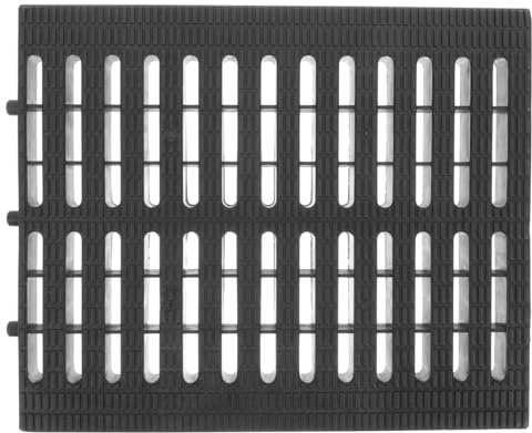 Didiseaon Drain Grate Outdoor Sewer Drain Cover Garden Drainage Grate for Channel Manual Install Blocks Leaves and Debris 11.73 X 9.76 X 1.06 in 1 pack