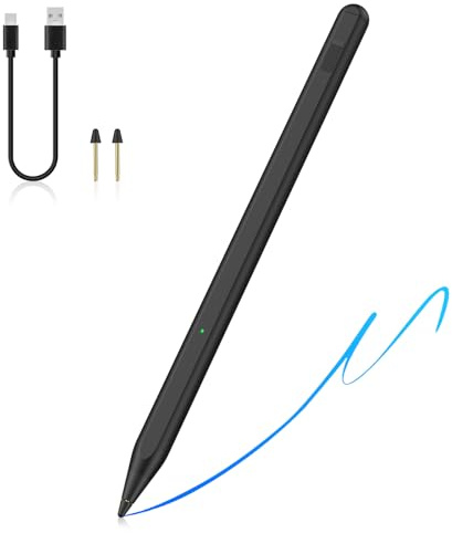 MoKo USI 2.0 Aktiver Eingabestift, Kompatibel mit Amazon Fire Max 11 (2023) & Fire HD 10 13. Generation (2023), Google Pixel Tablet, Lenovo/HP/Acer Chromebook, 4096 Druckstufen, Handflächenabweisung