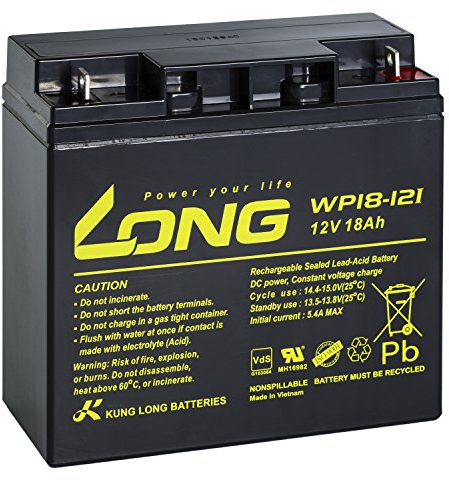 Long Bleiakku WP18-12I 12V 18Ah mit VDs