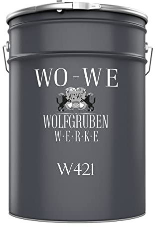 WO-WE W421 Pintura MATE para Madera Muebles Puertas Interior y Exterior - Gris platino - 2,5L
