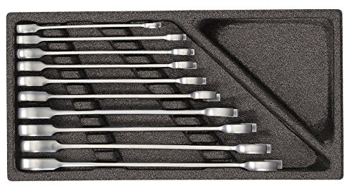 GEDORE red Ringratschenmaulschlüssel-Satz im 1/3 Schaumstoffmodul, 10-teilig