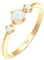 Elli Ring Damen Band Geo Vintage Trend mit Synthetischem Opal in 925 Sterling Silber