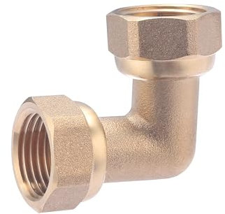 Coude Laiton Femelle Femelle Ecrou Tournant à Visser 15x21 (1/2) NOYON & THIEBAULT