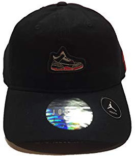 Jordan Air Boy`s True OG Adjustable Hat (Black(9A0069-023)/Red, 8/20)